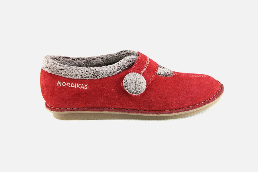 Women Nordikas | Nordikas - Nunavik Cerise Low Slippers On Labotte