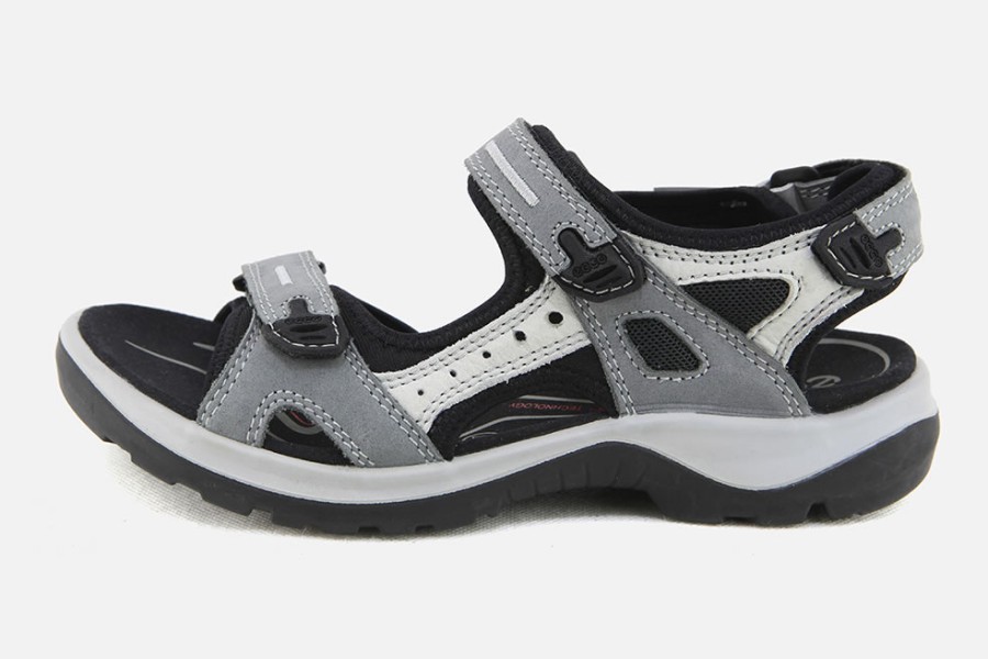 Women Ecco | Ecco - Offroad Titanium Sandals On Labotte