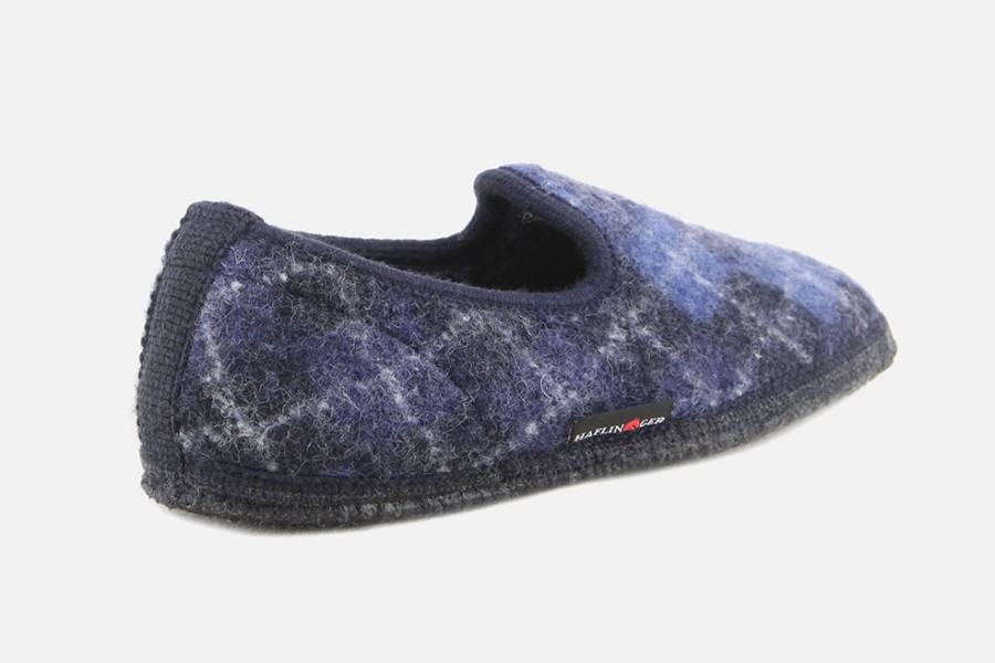 Women Haflinger | Haflinger - Jacko Blue Low Slippers On Labotte