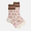 Girls Doré Doré | Dore Dore - Lotus 513363 E Ecru Socks On Labotte