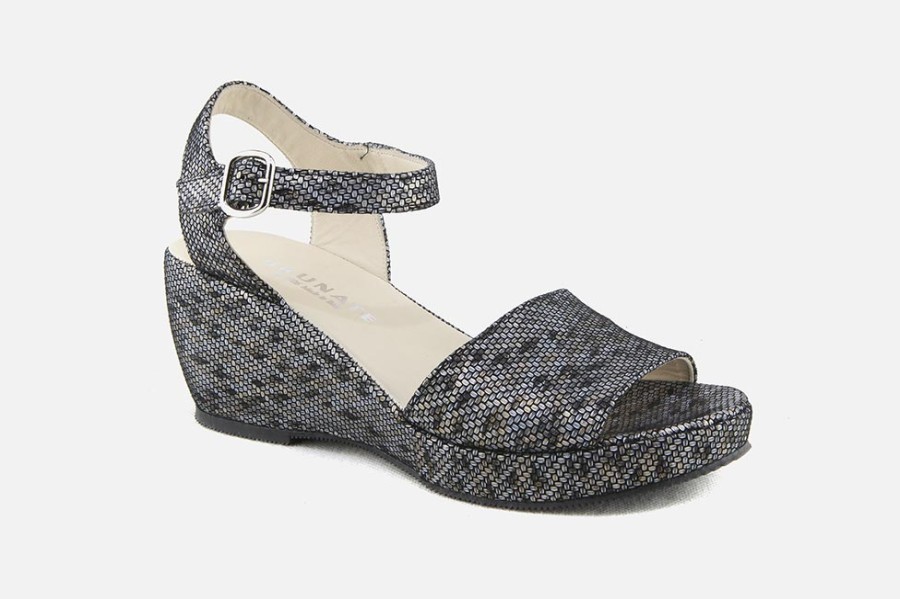 Women Brunate | Brunate - Batifol Noir Multi Sandals On Labotte
