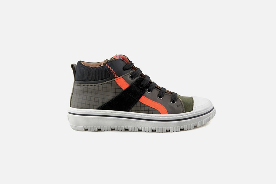 Boys Romagnoli | Romagnoli - Melki Jungle Mandarina Lace-Up Boots On Labotte
