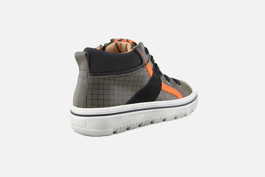 Boys Romagnoli | Romagnoli - Melki Jungle Mandarina Lace-Up Boots On Labotte