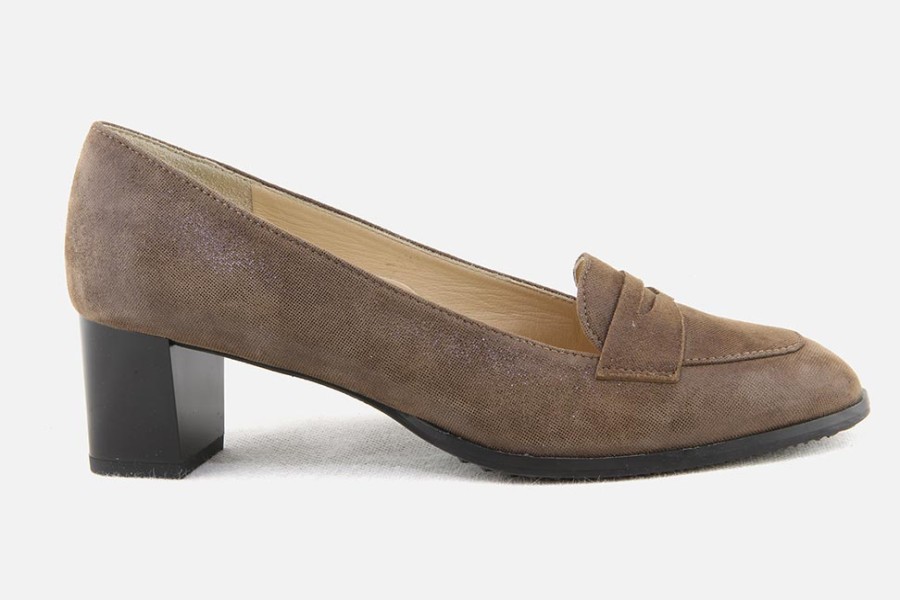 Women Brunate | Brunate - Bridget Tabacco Loafers On Labotte