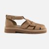 Women Elvio Zanon | Elvio Zanon - Wilma Nature Sandals On Labotte