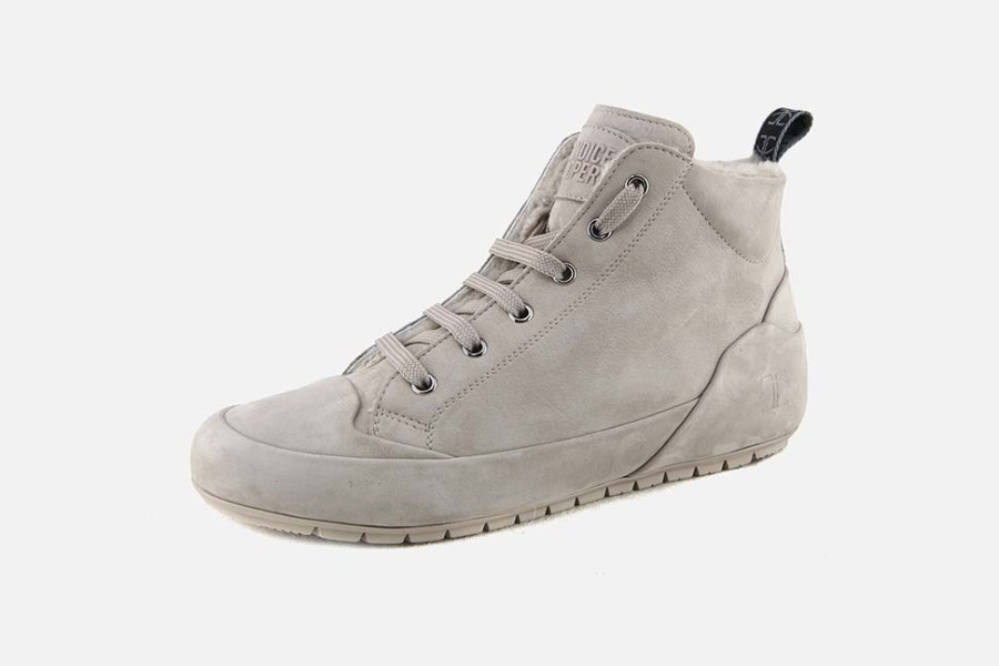Women Candice Cooper | Candice Cooper - Star 02 Fur Light Nut Lace-Up Boots On Labotte