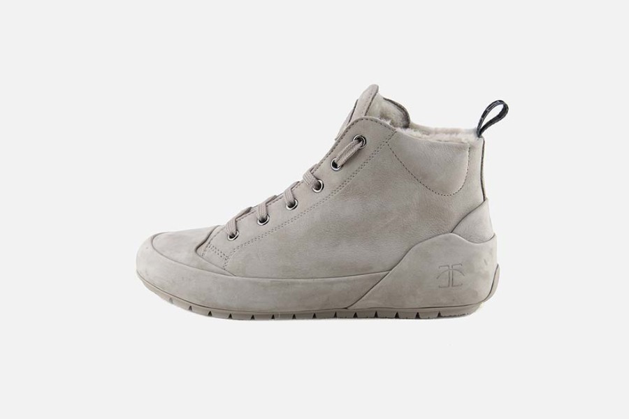 Women Candice Cooper | Candice Cooper - Star 02 Fur Light Nut Lace-Up Boots On Labotte