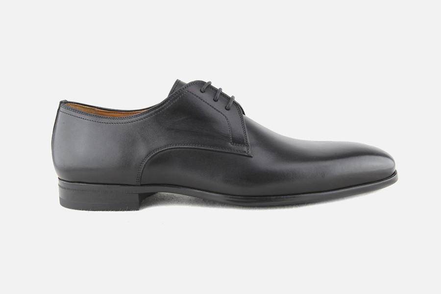 Men Magnanni | Magnanni - Ricardo Lisse Noir Derbies On Labotte