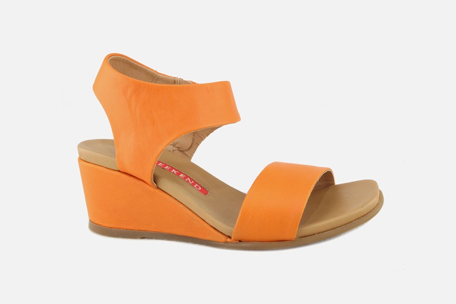 Women Weekend | Weekend - When Mandarine Sandals On Labotte