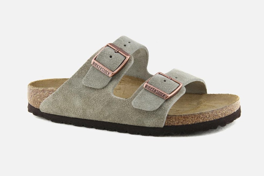Men Birkenstock | Birkenstock - Arizona Vl Taupe Sandals On Labotte