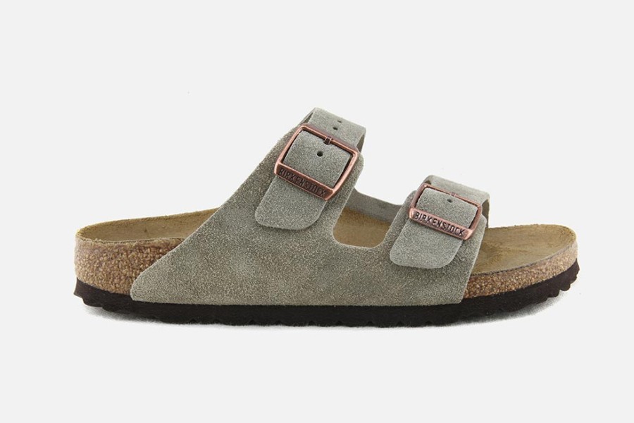 Men Birkenstock | Birkenstock - Arizona Vl Taupe Sandals On Labotte
