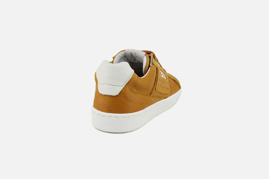 Boys Romagnoli | Romagnoli - Lamigo Ocre Blanc Lace-Up Shoes On Labotte