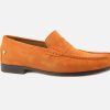 Men Les Mocassins Tropeziens | Les Mocassins Tropeziens - Le Classic Orange Loafers On Labotte