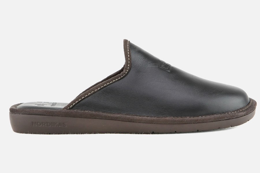 Men Nordikas | Nordikas - Tout Va Bien Noir Low Slippers On Labotte