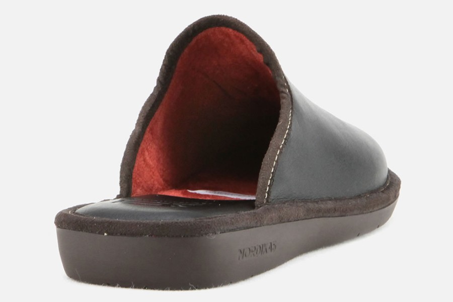 Men Nordikas | Nordikas - Tout Va Bien Noir Low Slippers On Labotte