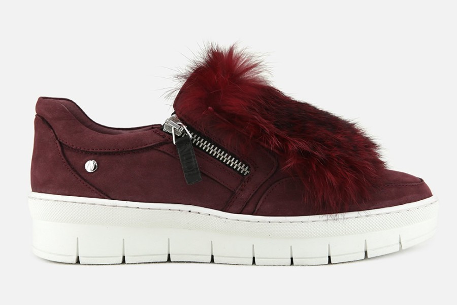 Women Nude of Scandinavia | Nude Of Scandinavia - Oslo Burgundy Sneakers On Labotte