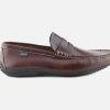 Men Paraboot | Paraboot - Cabrio Lisse Marron Loafers On Labotte