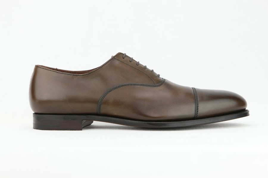 Men Crockett & Jones | Crockett & Jones - Lonsdale Brown Oxfords On Labotte