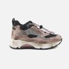 Girls Rondinella | Rondinella - Fast Rosa Vintage Lace-Up Shoes On Labotte