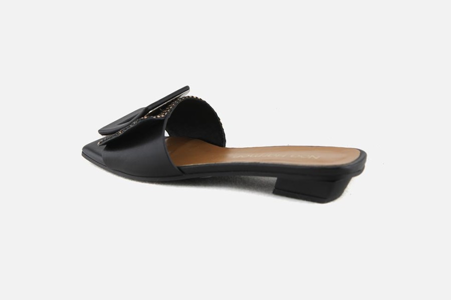 Women Noa Harmon | Noa Harmon - Nil Black Sandals On Labotte