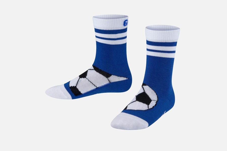 Boys Falke | Falke - Active Soccer Blue Socks On Labotte