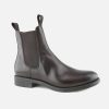 Women Elia Maurizi | Elia Maurizi - Elia Chelsea Dark Brown Ankle Boots On Labotte
