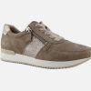 Women Gabor | Gabor - Niort Dune Metal Sneakers On Labotte
