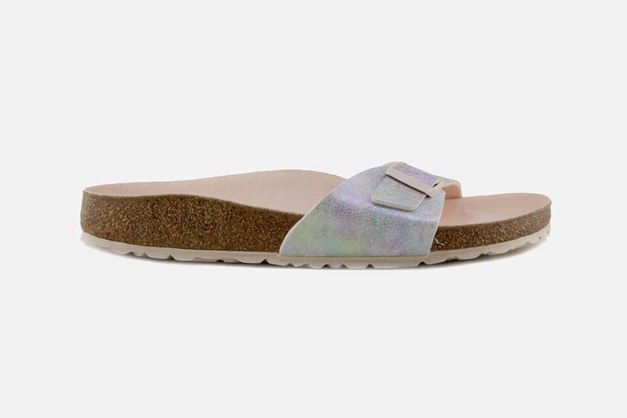 Women Birkenstock | Birkenstock - Madrid Light Rose Iridescent Sandals On Labotte
