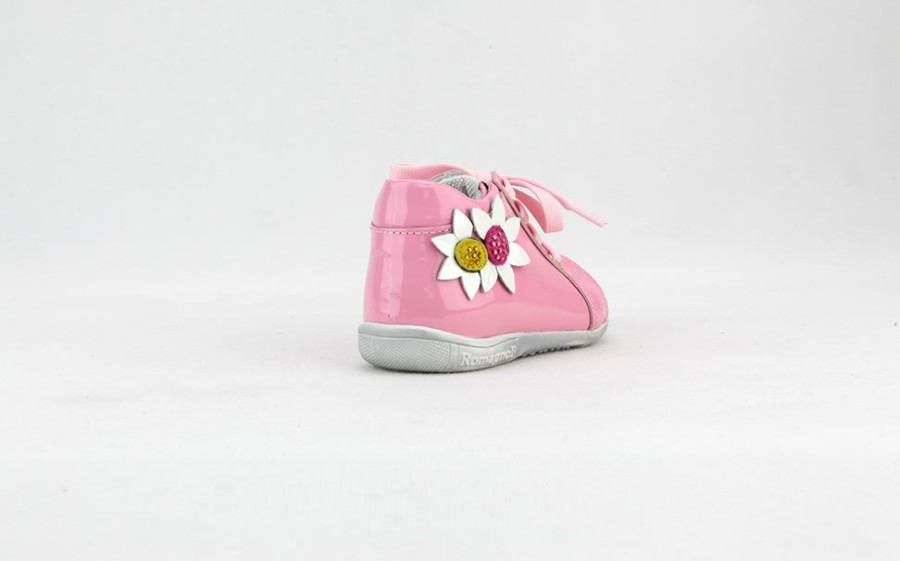 Girls Romagnoli | Romagnoli - Margharita V Rose Lace-Up Boots On Labotte