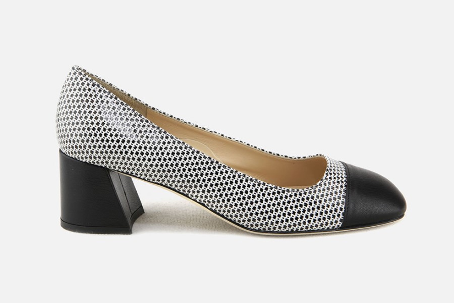 Women Brunate | Brunate - Brunelle Noir Et Blanc Pumps On Labotte