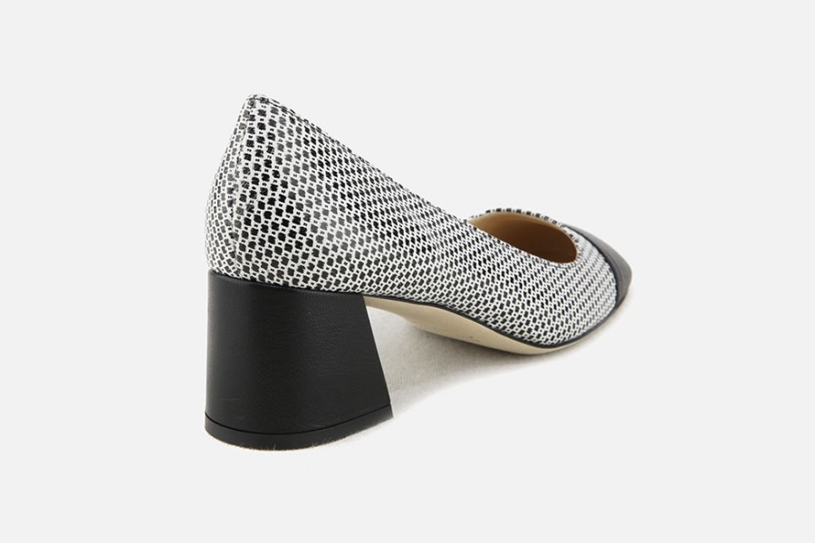 Women Brunate | Brunate - Brunelle Noir Et Blanc Pumps On Labotte