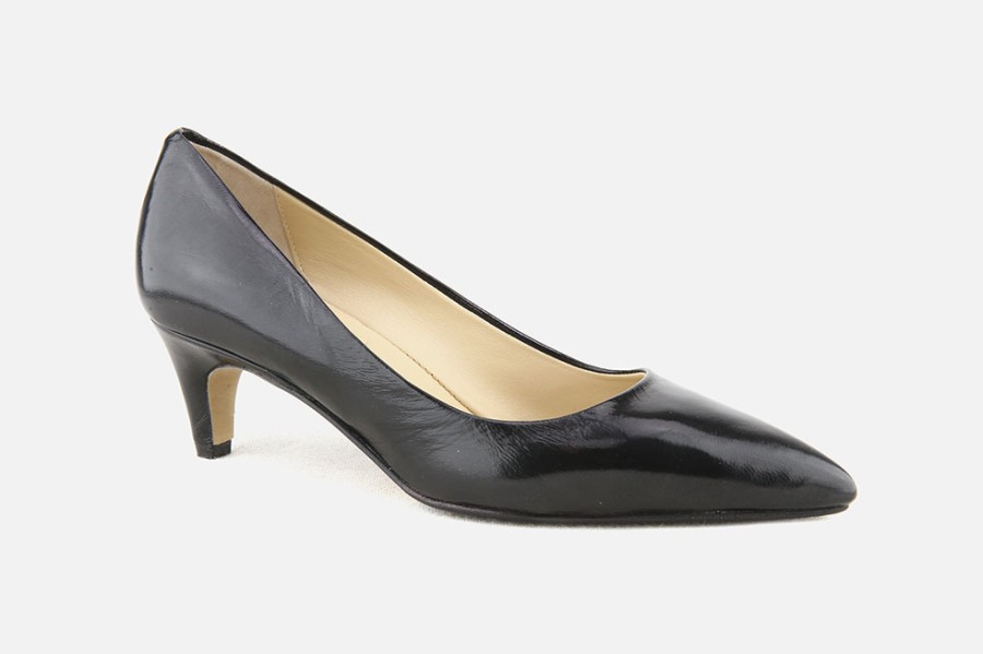 Women L'Arianna | L'Arianna - Lido Lack Black Pumps On Labotte