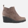 Women Brunate | Brunate - Bellevue Marron Ankle Boots On Labotte