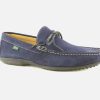 Men Paraboot | Paraboot - Indiana Velour Royal Loafers On Labotte