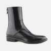 Women Lorenzo Masiero | Lorenzo Masiero - Lizzy Lisse Noir Ankle Boots On Labotte