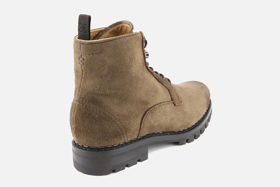 Men Fabi | Fabi - Fondof Mud Vintage Lace-Up Boots On Labotte