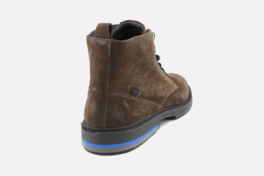 Men Cycleur de Luxe | Cycleur De Luxe - Bryan Mid Choco Lace-Up Boots On Labotte