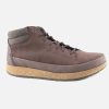 Men Birkenstock | Birkenstock - Honnef Hi Dark Brown Lace-Up Boots On Labotte