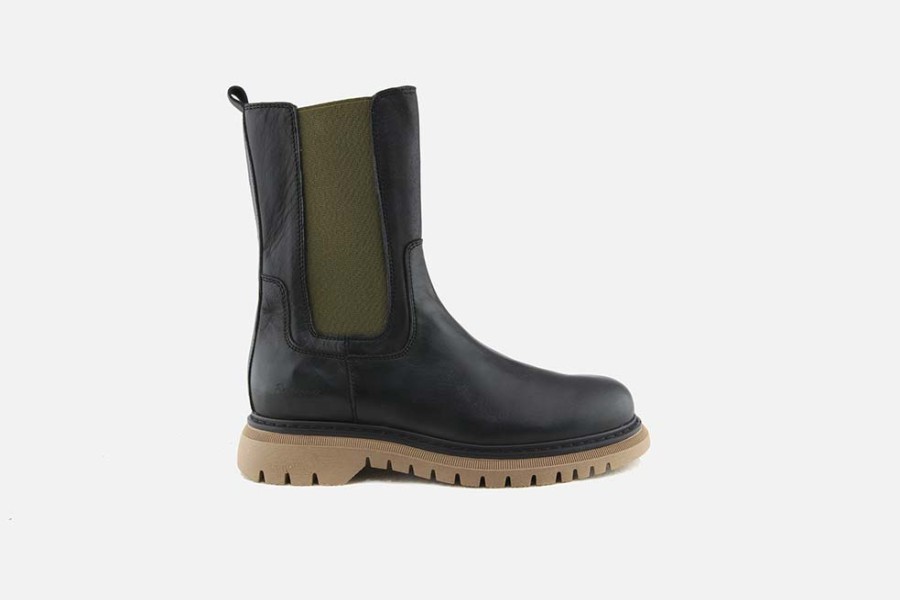 Girls Romagnoli | Romagnoli - Camilla Noir Ankle Boots On Labotte