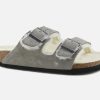 Women Birkenstock | Birkenstock - Arizona Fur Stone Coin Sandals On Labotte