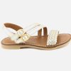 Girls Adolie | Adolie - Lazar Megh Platine Sandals On Labotte