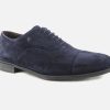 Men Fratelli Rossetti | Fratelli Rossetti - Rapallo Daim Bleu Oxfords On Labotte