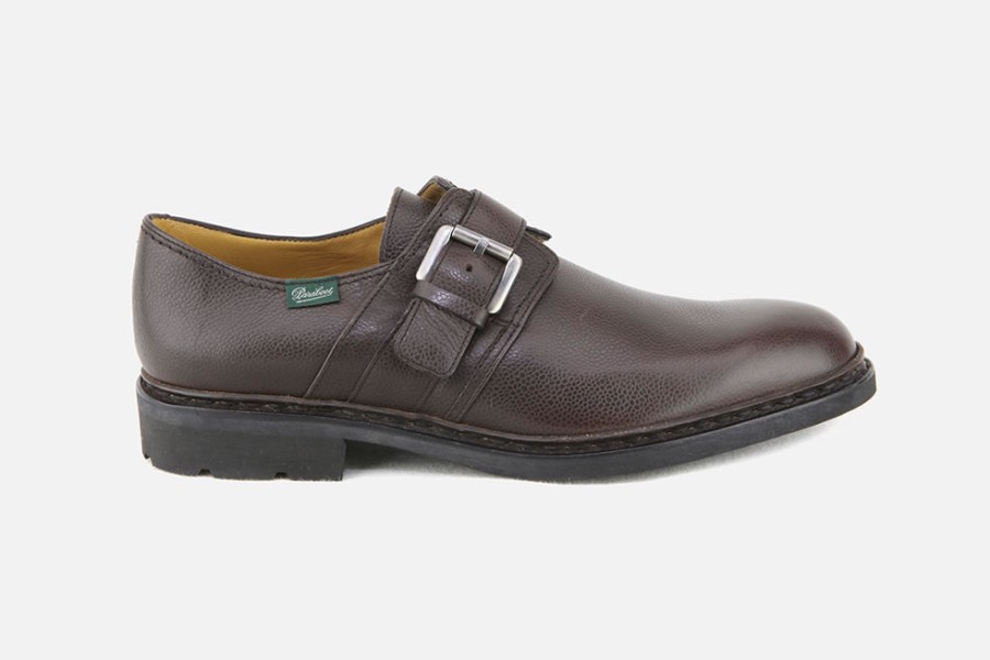 Men Paraboot | Paraboot - Loty Grain Moka Loafers On Labotte