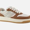 Women Hogan | Hogan - Hogan H630 Blanc Gris Marron Sneakers On Labotte