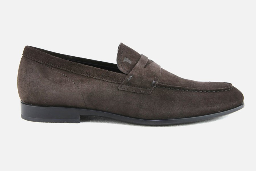 Men Tod's | Tod'S - Monza D Marron Loafers On Labotte