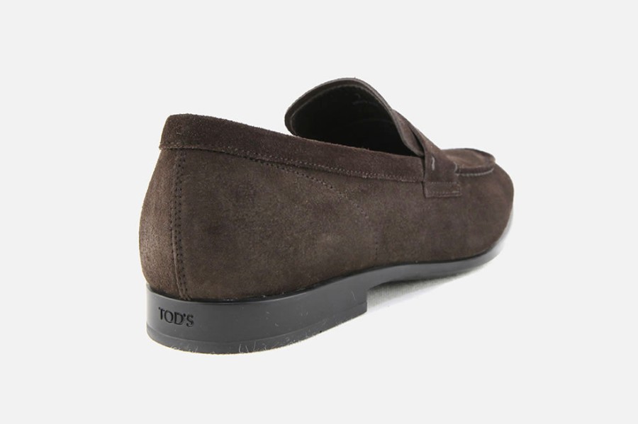 Men Tod's | Tod'S - Monza D Marron Loafers On Labotte