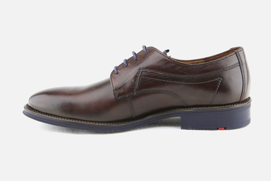 Men LLOYD | Lloyd - Gasal Dark Brown Derbies On Labotte