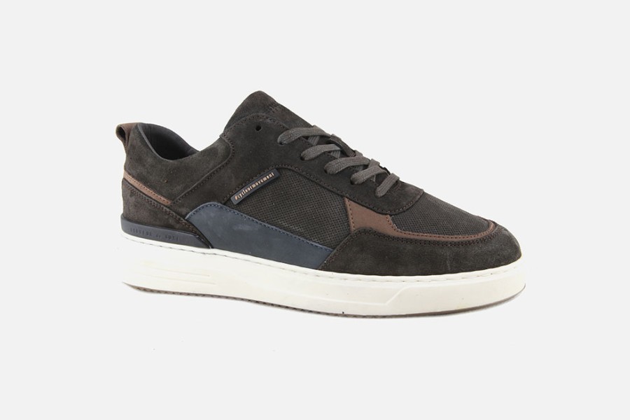 Men Cycleur de Luxe | Cycleur De Luxe - Commuter Ash Coffee Sneakers On Labotte
