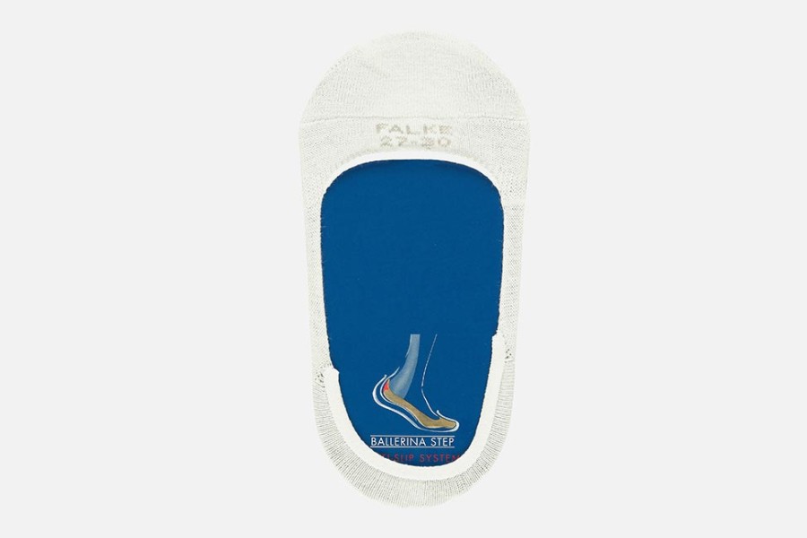 Girls Falke | Falke - Ballerina Blanc No Show Socks On Labotte