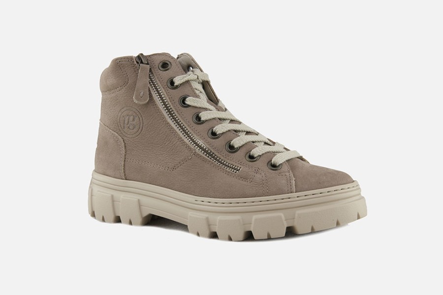 Women Paul Green | Paul Green - Powder Dune Lace-Up Boots On Labotte